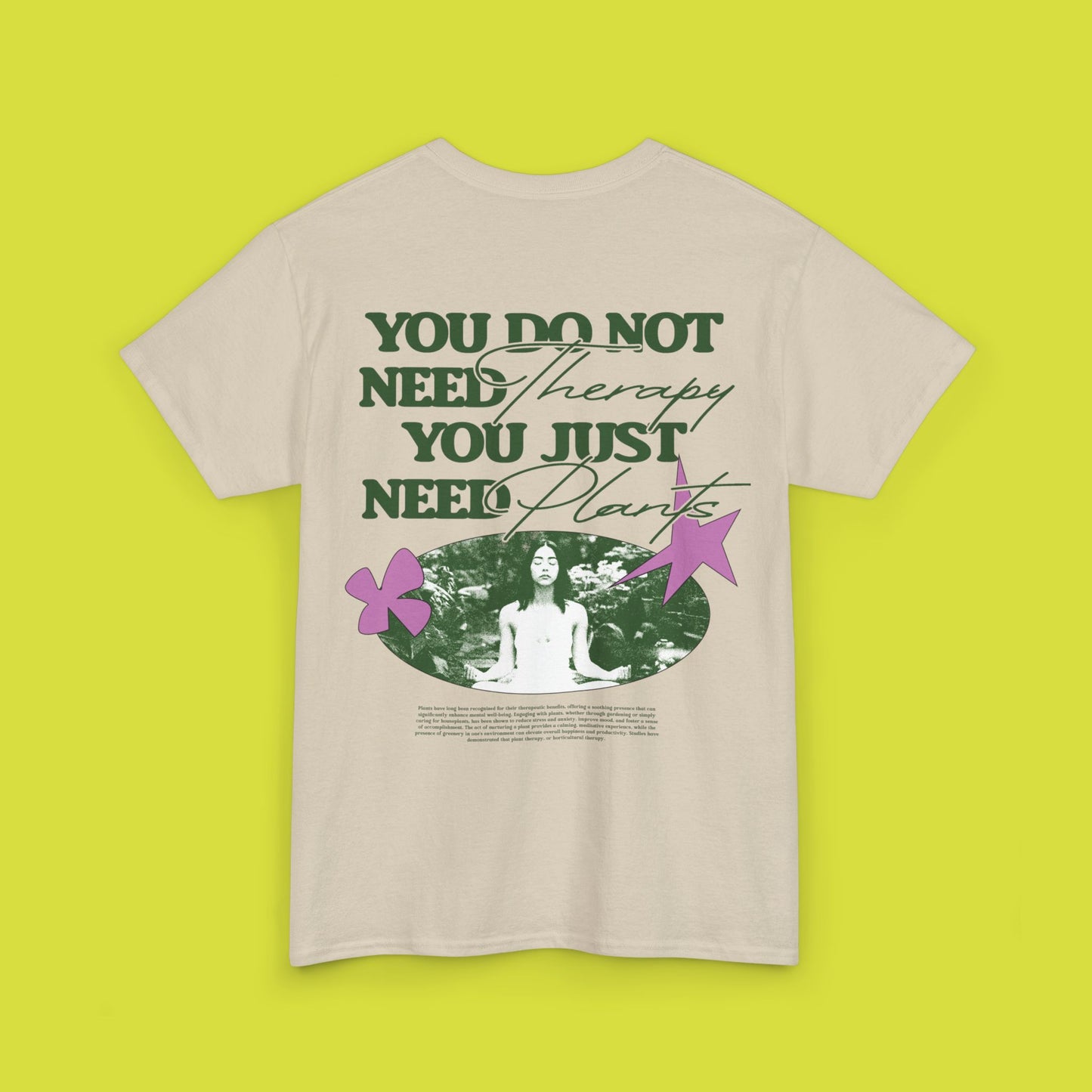 You do not need therapy, you need plants | Unisex Heavy Cotton Tee