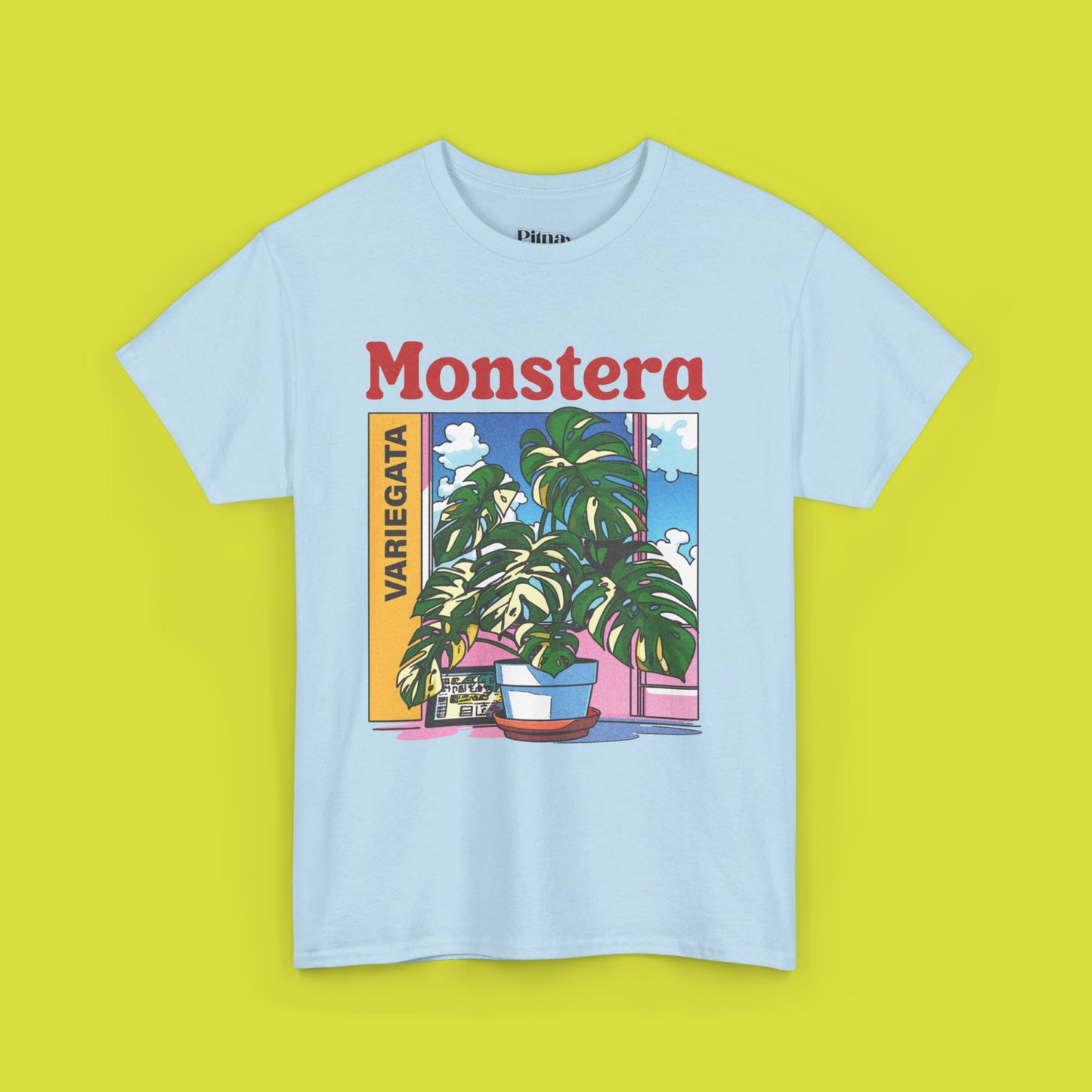 Monstera Variegata | Unisex Heavy Cotton Tee