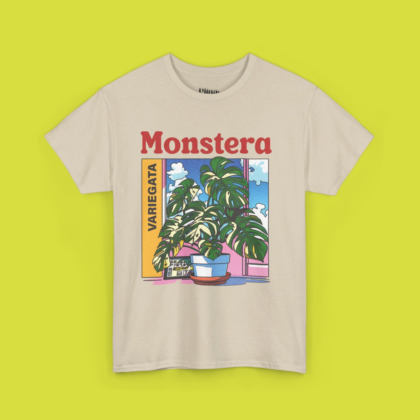 Monstera Variegata | Unisex Heavy Cotton Tee