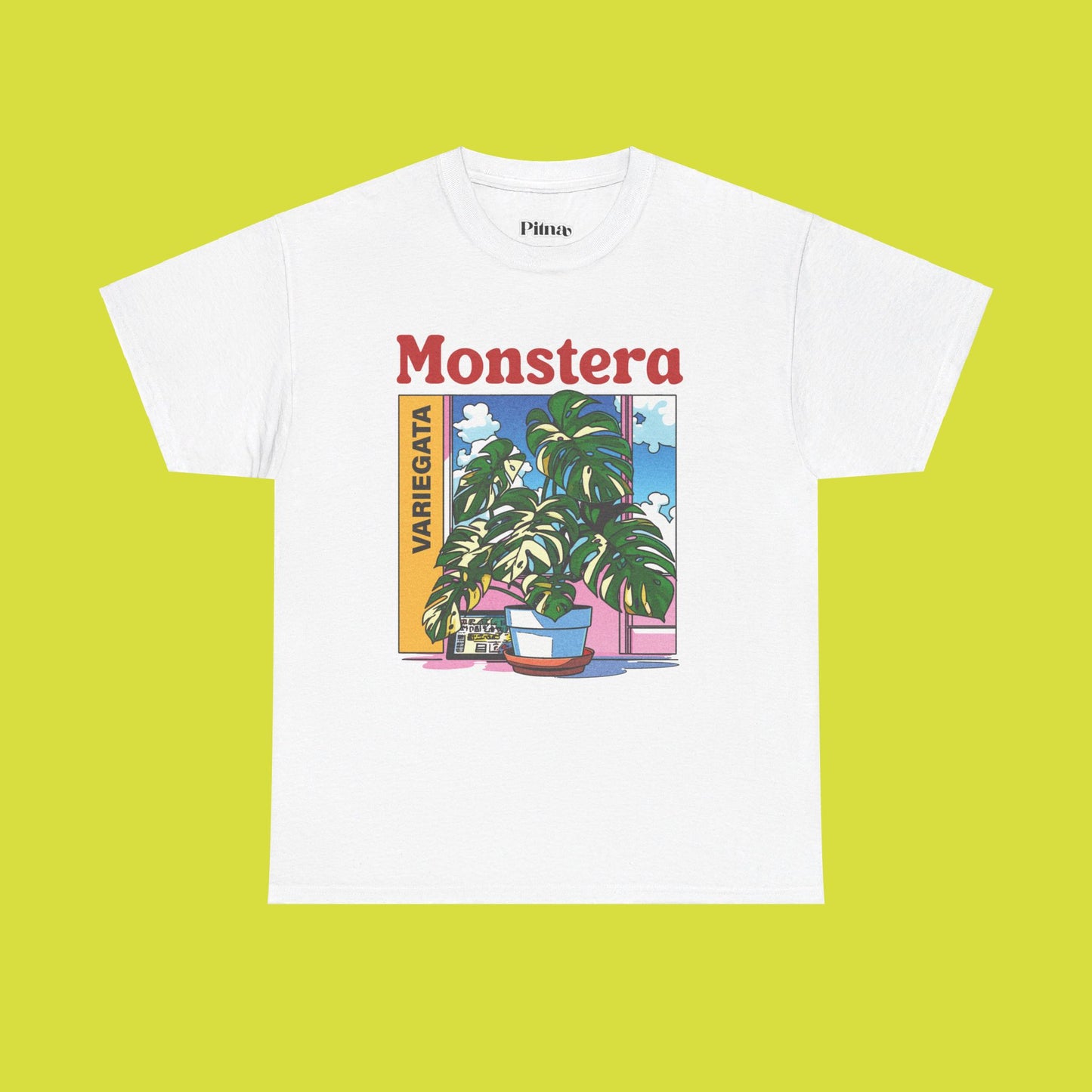 Monstera Variegata | Unisex Heavy Cotton Tee