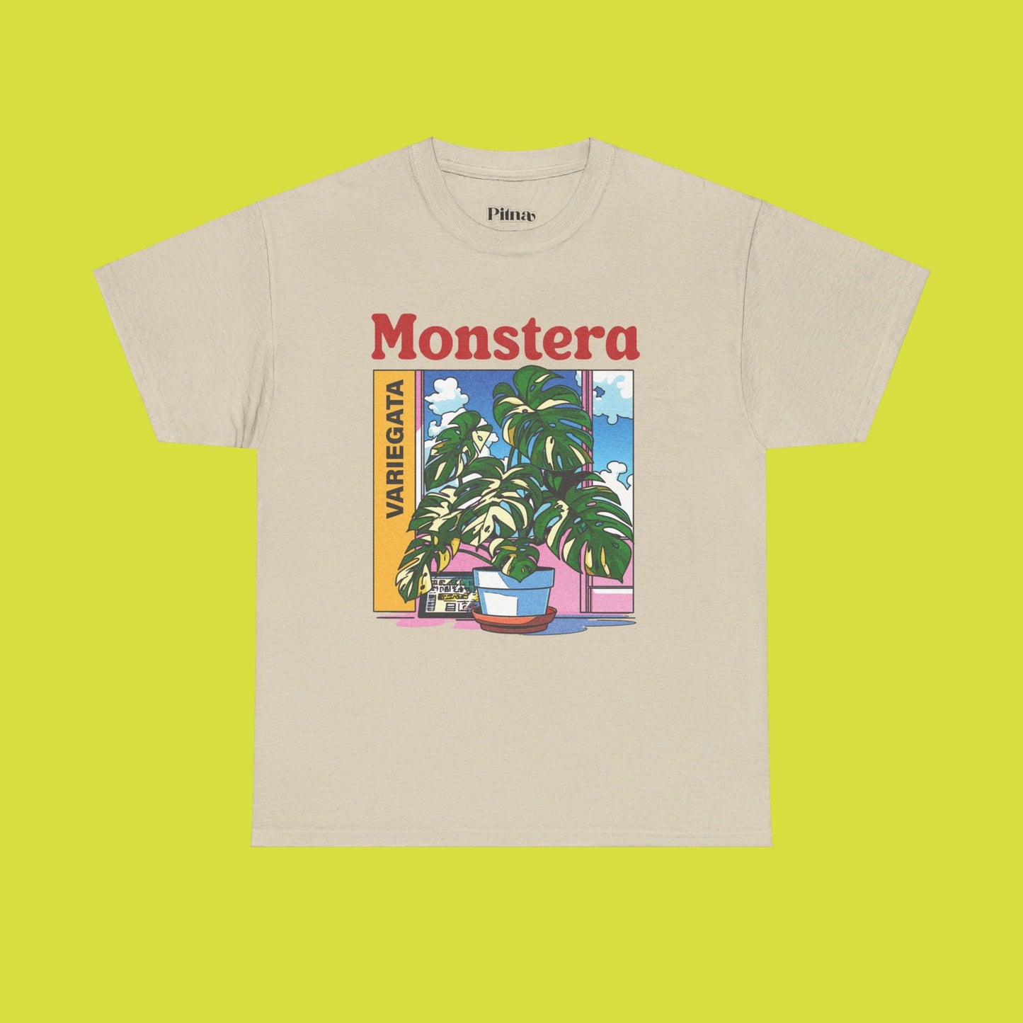 Monstera Variegata | Unisex Heavy Cotton Tee