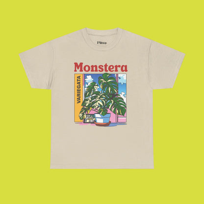 Monstera Variegata | Unisex Heavy Cotton Tee